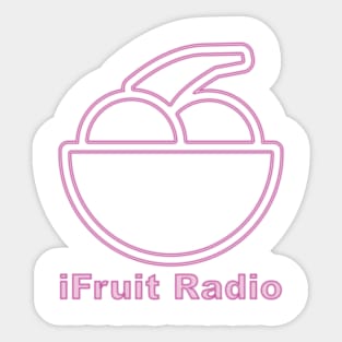 iFruit Radio Sticker